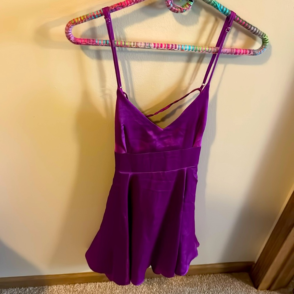 Purple dress
